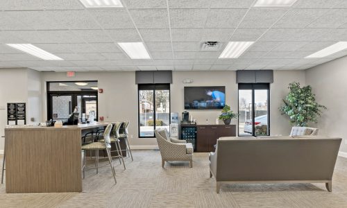 CNB Dual Highway Office Lounge Area